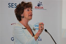 Vice-President Kroes delivering a keynote presentation